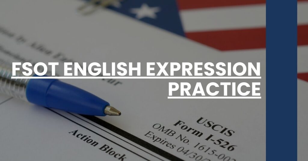 FSOT English Expression Practice Feature Image